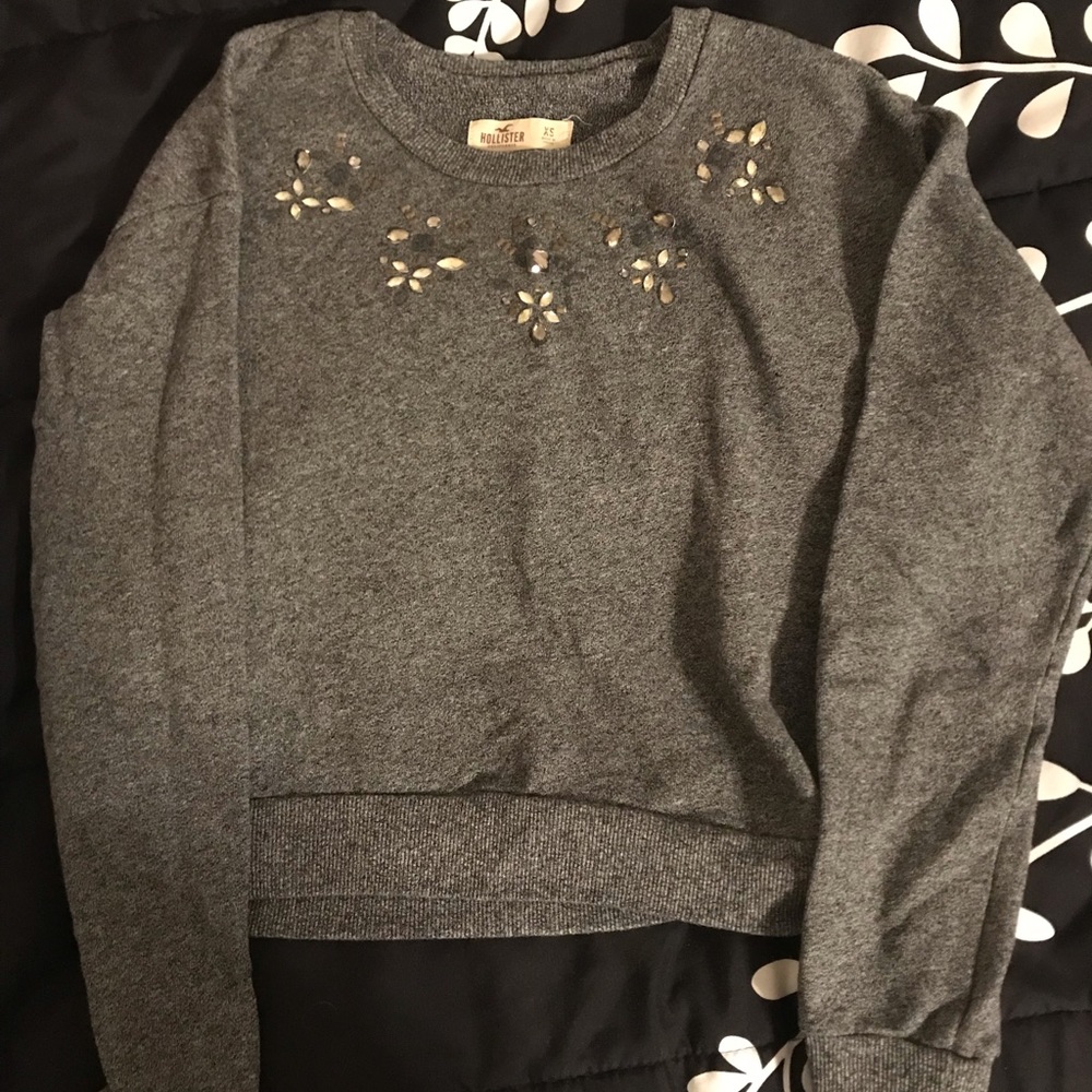 Hollister crop top sweater